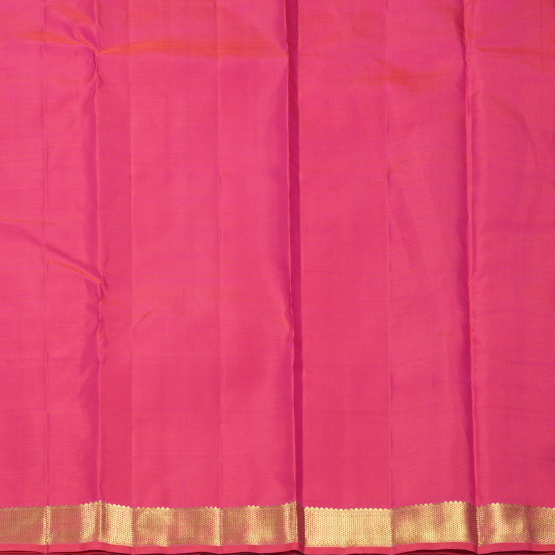 Hayagrivas Handloom Rani Pink Kanjivaram Silk Saree KBF760H4-1