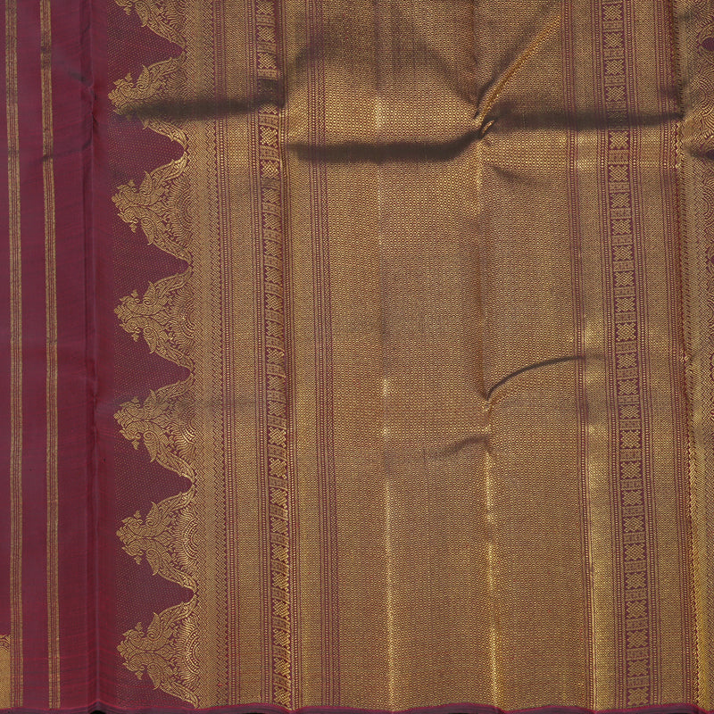 Hayagrivas Handloom Araku Maroon Kanjivaram Silk Saree KBF760H5-1