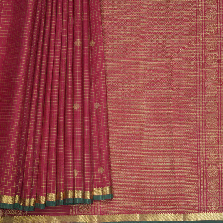 Hayagrivas Handloom Maroon Kanjivaram Silk Saree KBF760H7-1