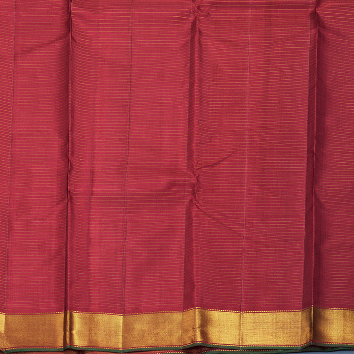 Hayagrivas Handloom Maroon Kanjivaram Silk Saree KBF764H2-2