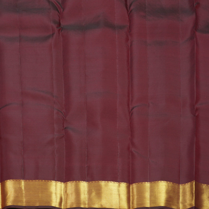 Hayagrivas Handloom Maroon Kanjivaram Silk Saree KBF772H2-1