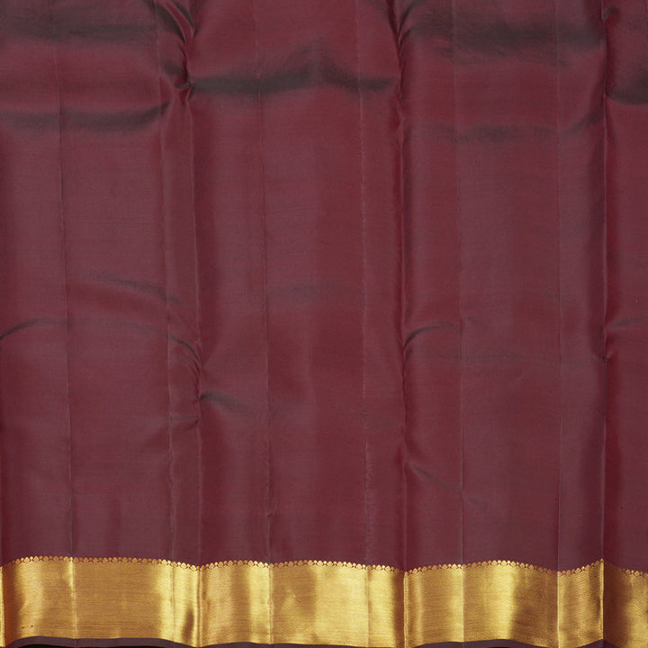 Hayagrivas Handloom Maroon Kanjivaram Silk Saree KBF772H2-1