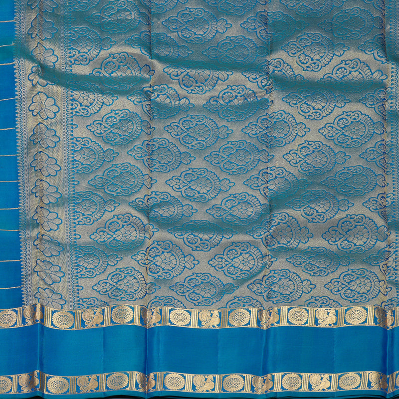 Hayagrivas Handloom Mayilkazhuthu Kanjivaram Silk Saree KBF774H22-1