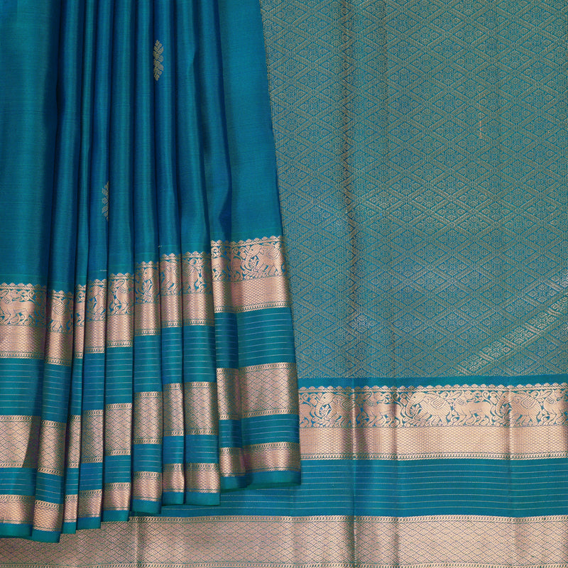 Hayagrivas Handloom Mayilkazhuthu Kanjivaram Silk Saree KBF774H7-4