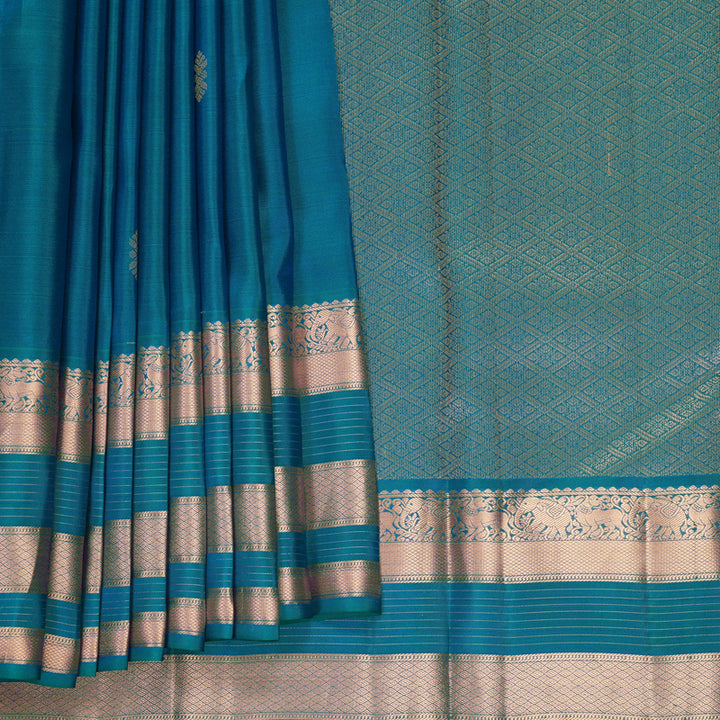 Hayagrivas Handloom Mayilkazhuthu Kanjivaram Silk Saree KBF774H7-4