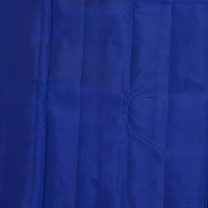 Hayagrivas Handloom Mayilkazhuthu Kanjivaram Silk Saree with Ink Blue Border KBF775H1-10