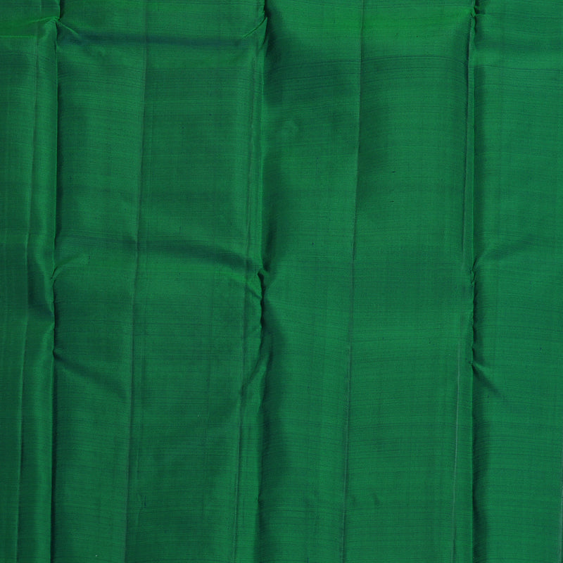 Hayagrivas Handloom Wine Purple Kanjivaram Silk Saree with Peacock Green Border KBF775H1-17