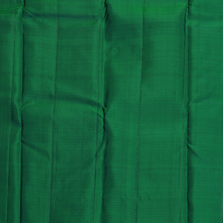 Hayagrivas Handloom Wine Purple Kanjivaram Silk Saree with Peacock Green Border KBF775H1-17