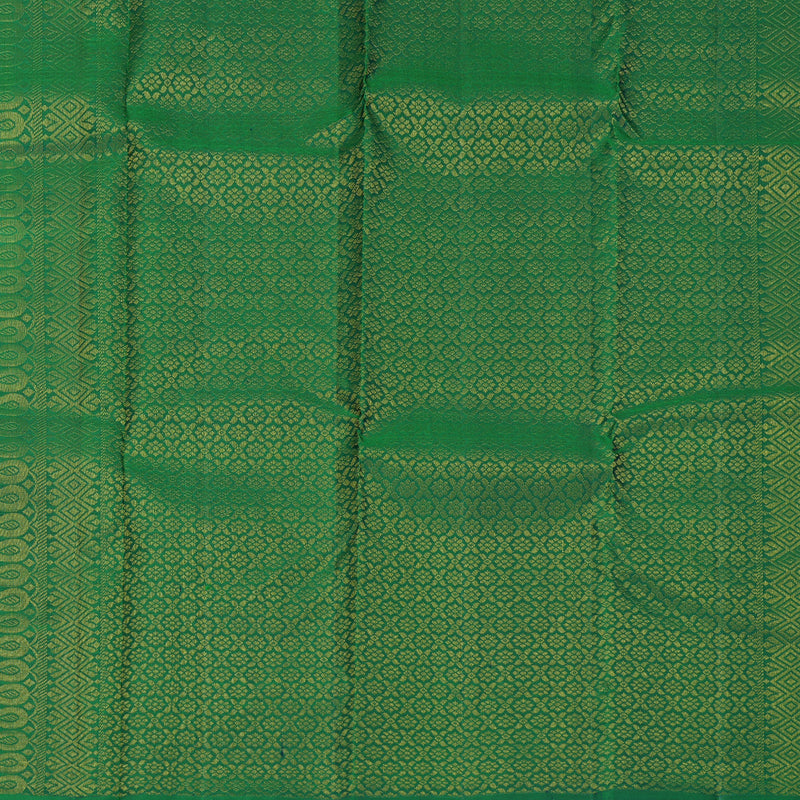 Hayagrivas Handloom Wine Purple Kanjivaram Silk Saree with Peacock Green Border KBF775H1-17