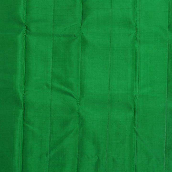 Hayagrivas Handloom Sage Green Kanjivaram Silk Saree with Leaf Green Border KBF775H1-18
