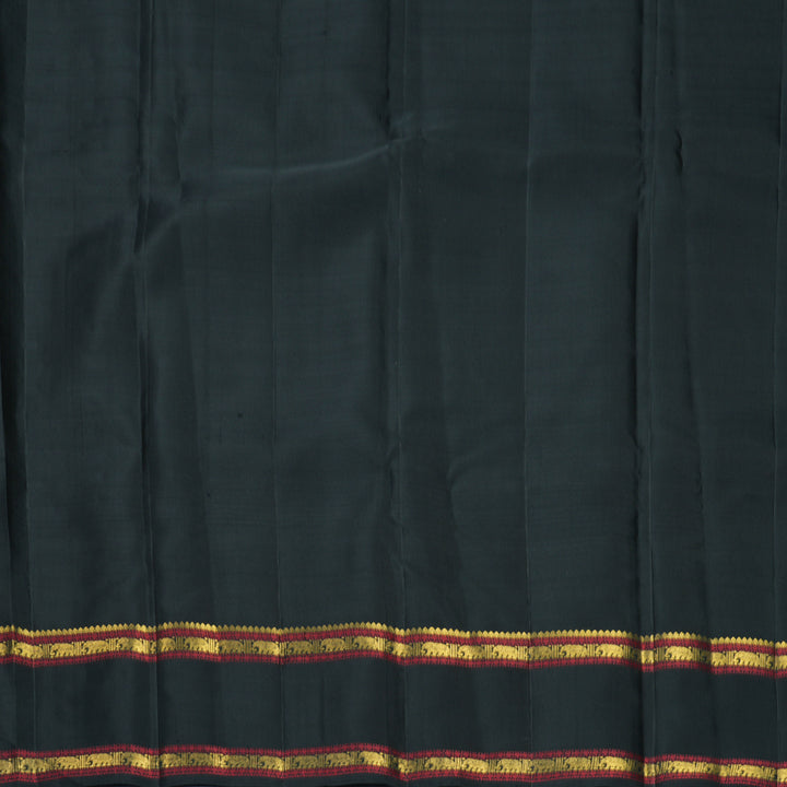 Hayagrivas Handloom Black Kanjivaram Silk Saree KBF786H2-1