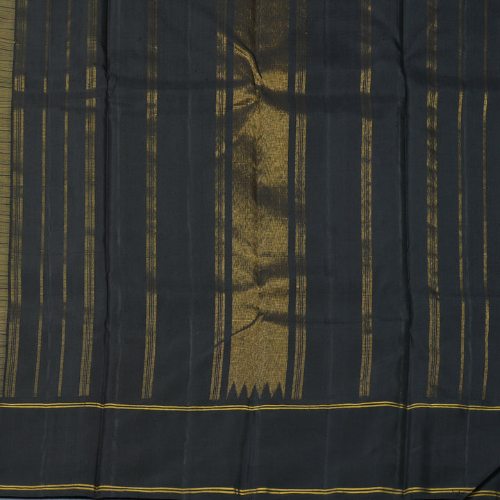 Hayagrivas Handloom Sandal Kanjivaram Silk Saree with Ganga Jamuna Border KBF797H2-1