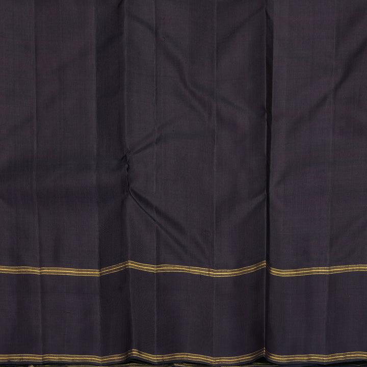 Hayagrivas Handloom Multicolour Checks Kanjivaram Silk Saree with Kanchana Brown Border KBF800H10-2