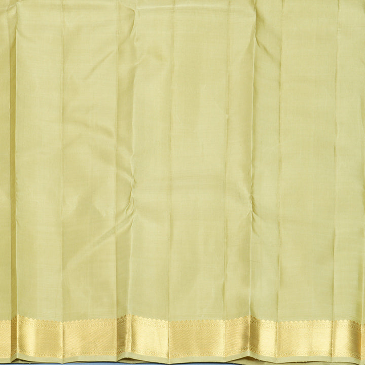 Hayagrivas Handloom Pista Green Kanjivaram Silk Saree KBF803H3-1