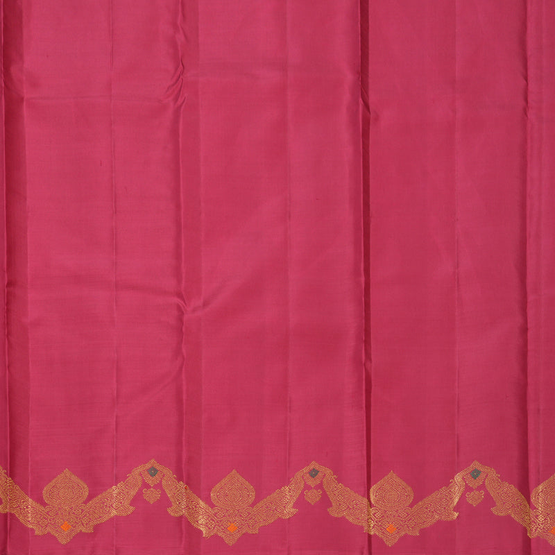 Hayagrivas Handloom Maroon Kanjivaram Silk Saree KBF807H10-1