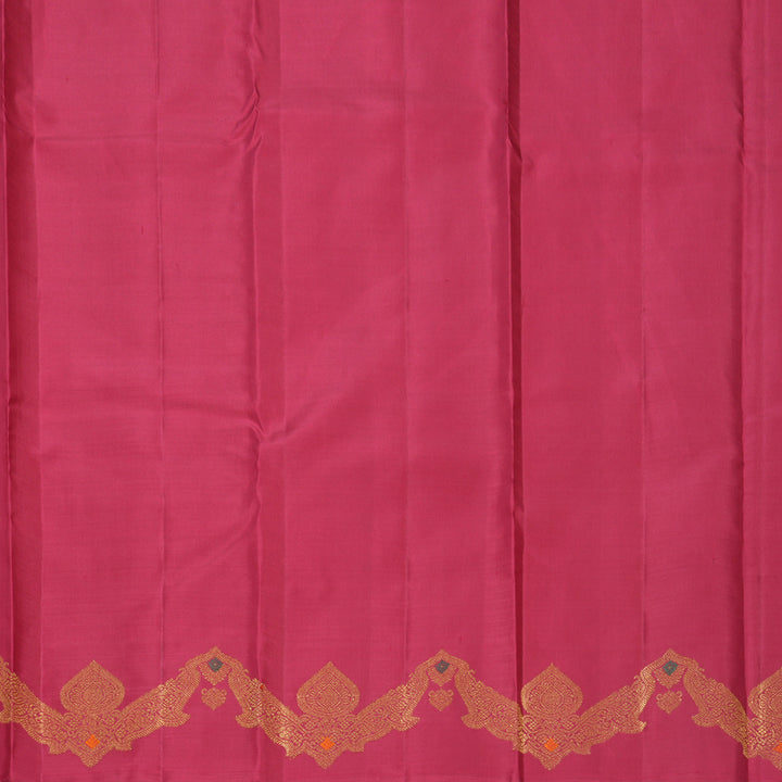 Hayagrivas Handloom Maroon Kanjivaram Silk Saree KBF807H10-1