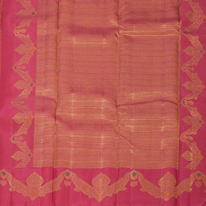 Hayagrivas Handloom Maroon Kanjivaram Silk Saree KBF807H10-1