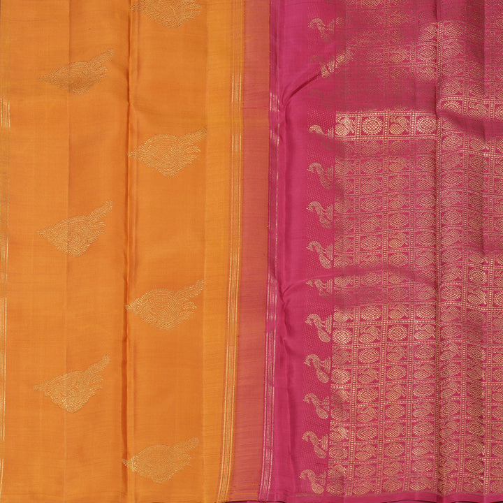Hayagrivas Handloom Royal Blue Kanjivaram Silk Saree KBF807H5-1