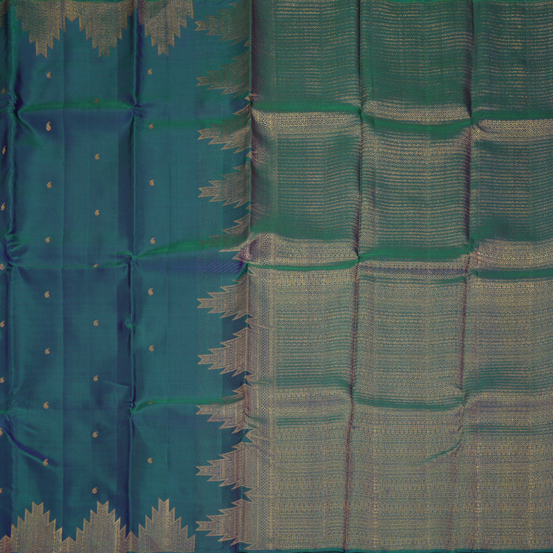 Hayagrivas Handloom Mayilkazhuthu Kanjivaram Silk Saree KBF810H3-1