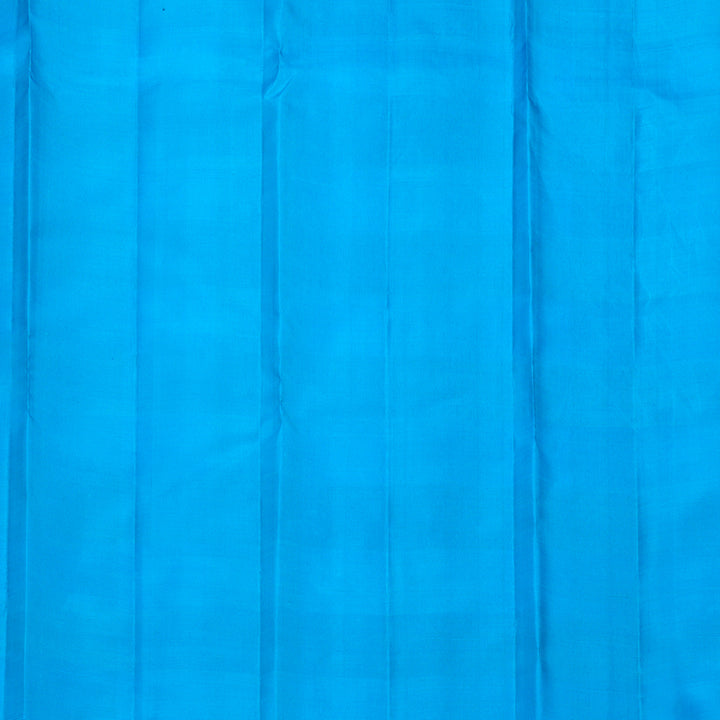 Hayagrivas Handloom Blue &amp; Black Checks Kanjivaram Silk Saree KBF811H1-1