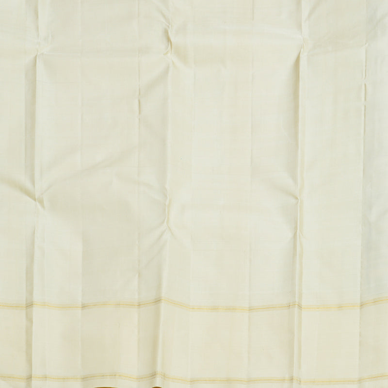 Hayagrivas Handloom Multicolour Checks Kanjivaram Silk Saree with Ivory Border KBF813H9-1