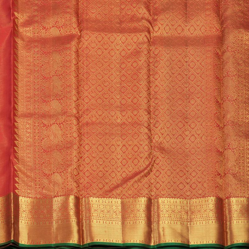 Hayagrivas Handloom Red Kanjivaram Silk Saree KBF816H4-3