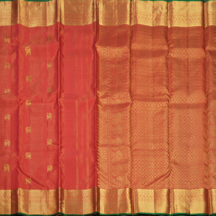 Hayagrivas Handloom Red Kanjivaram Silk Saree KBF816H4-3