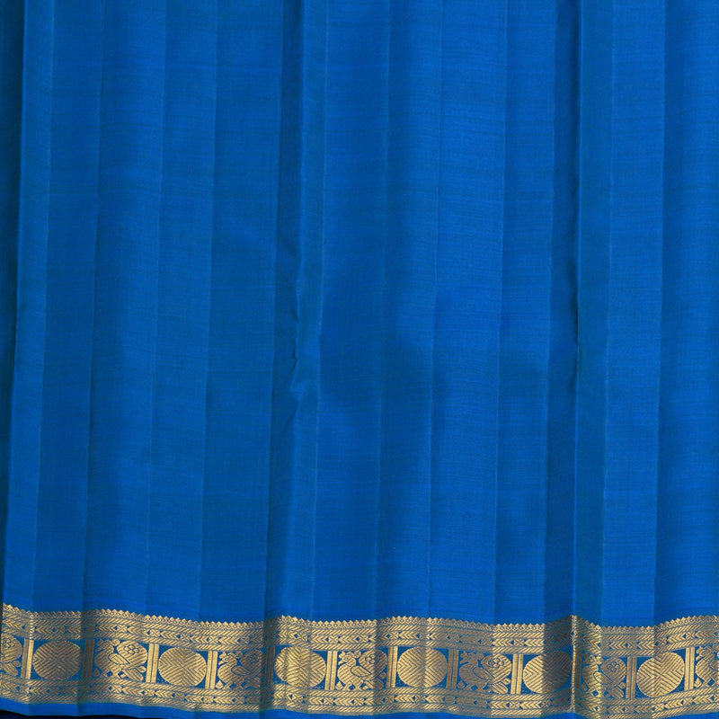 Hayagrivas Handloom Mambazham Orange Kanjivaram Silk Saree with Mayilkazhuthu Border KBF817H3-1