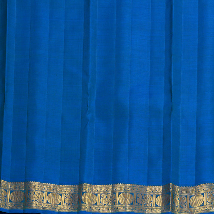 Hayagrivas Handloom Mambazham Orange Kanjivaram Silk Saree with Mayilkazhuthu Border KBF817H3-1