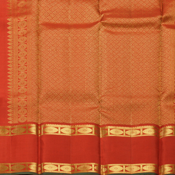 Hayagrivas Handloom Red Kanjivaram Silk Saree KBF81D1-1
