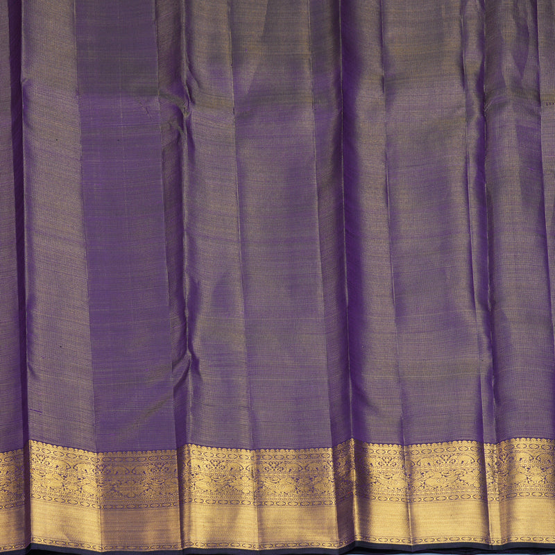 Hayagrivas Handloom Purple Kanjivaram Silk Saree KBF820H6-2