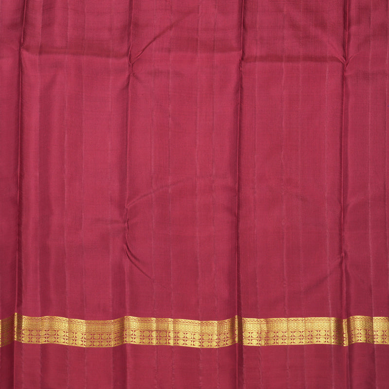 Hayagrivas Handloom Mayilkazhuthu Kanjivaram Silk Saree with Maroon Border KBF822H1-1
