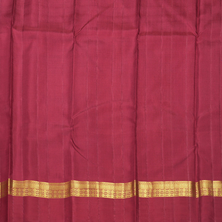 Hayagrivas Handloom Mayilkazhuthu Kanjivaram Silk Saree with Maroon Border KBF822H1-1