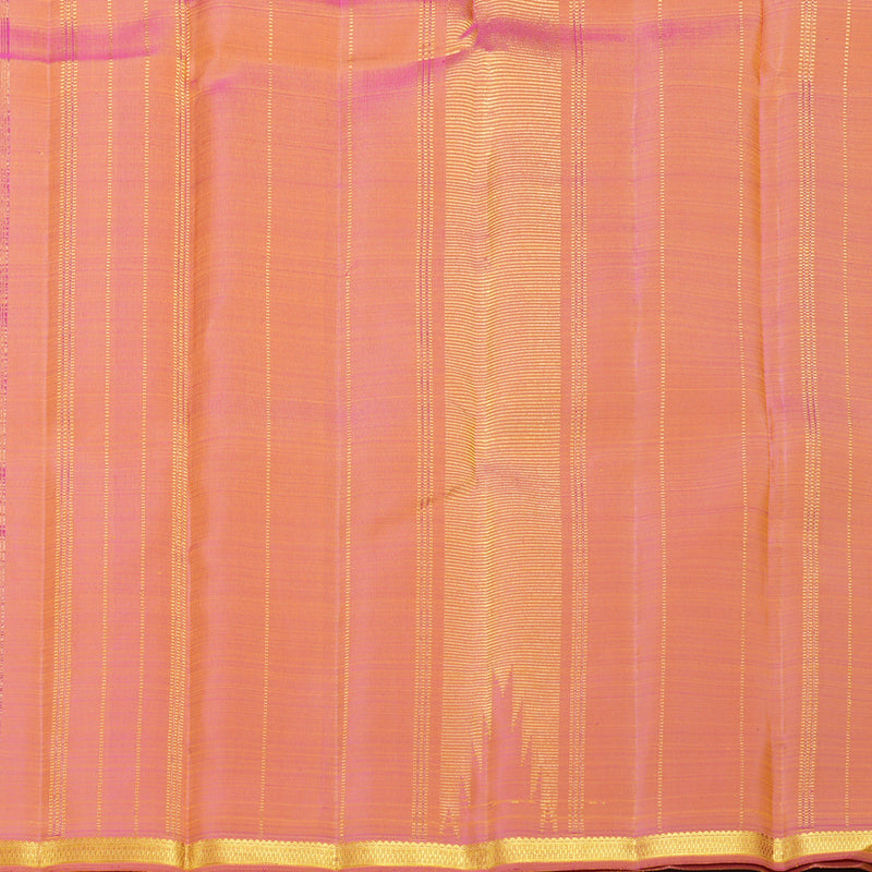 Hayagrivas Handloom Mustard Yellow (Carpet Checks) Kanjivaram Silk Saree KBF822H4-1
