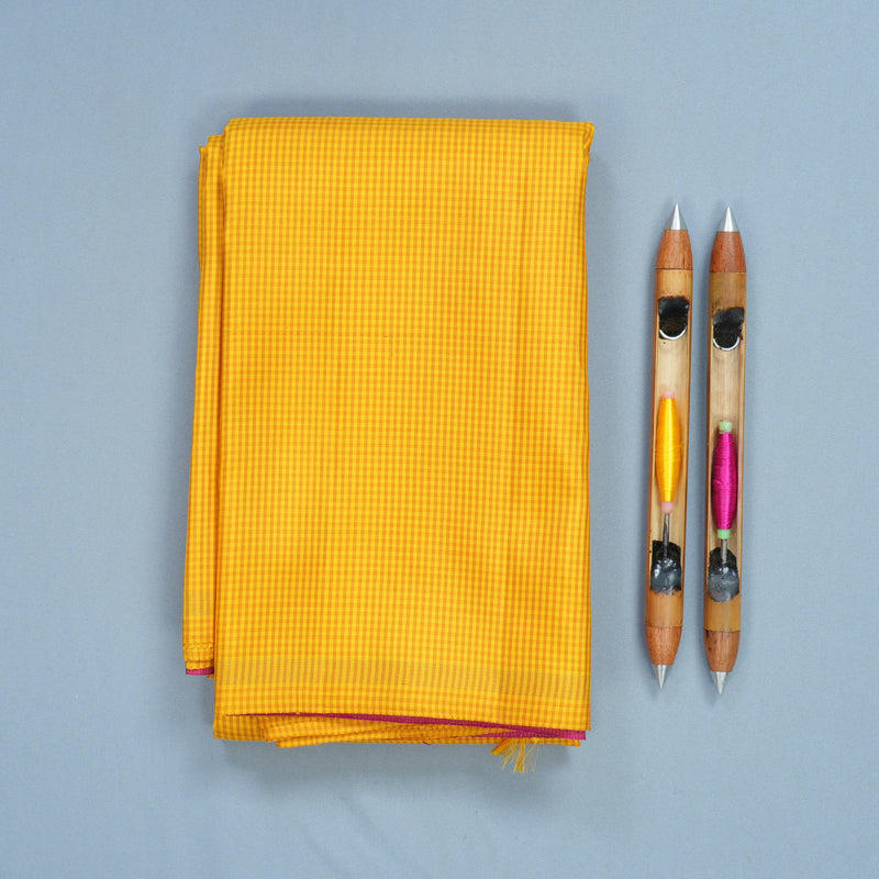 Hayagrivas Handloom Yellow (Zasa Zasa Kattam) Kanjivaram Silk Saree KBF822H7-1