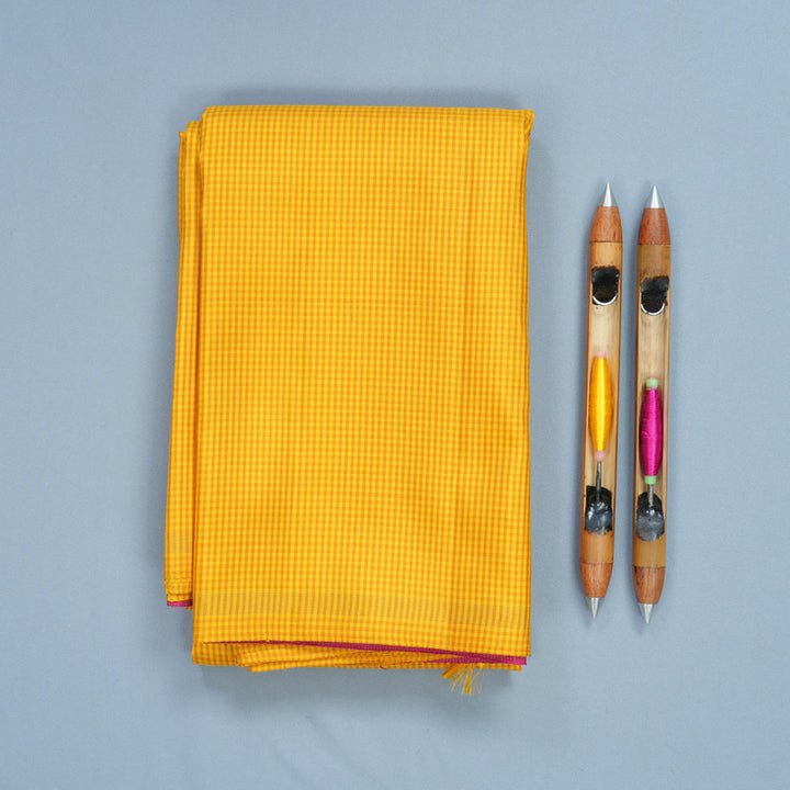 Hayagrivas Handloom Yellow (Zasa Zasa Kattam) Kanjivaram Silk Saree KBF822H7-1