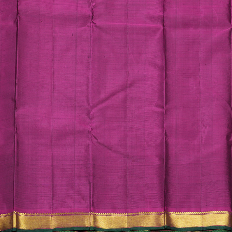 Hayagrivas Handloom Green &amp; Black (Zasa Zasa Kattam) Kanjivaram Silk Saree KBF824H1-1