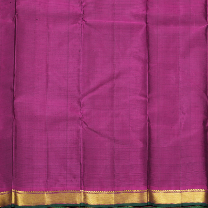 Hayagrivas Handloom Green &amp; Black (Zasa Zasa Kattam) Kanjivaram Silk Saree KBF824H1-1