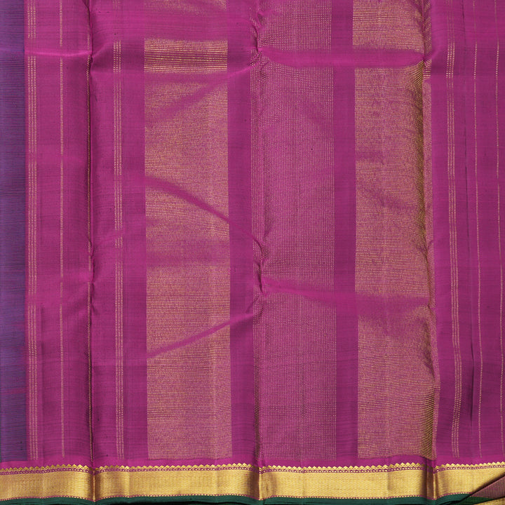 Hayagrivas Handloom Green &amp; Black (Zasa Zasa Kattam) Kanjivaram Silk Saree KBF824H1-1