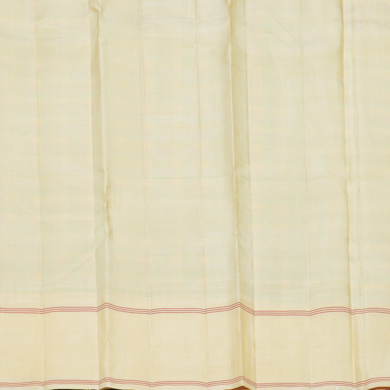 Hayagrivas Handloom Multicolour Checks Kanjivaram Silk Saree with Sandal Border KBF824H5-1