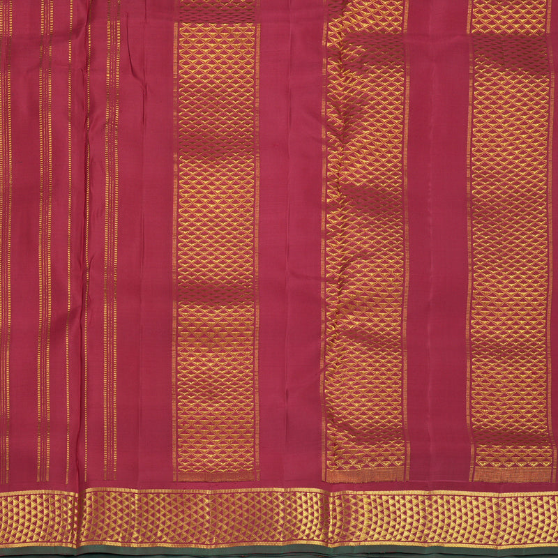 Hayagrivas Handloom Maroon Ten Yards Silk Saree KBF826H1-1