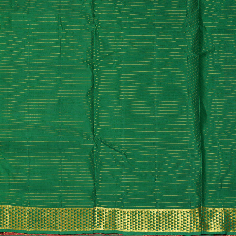Hayagrivas Handloom Maroon Ten Yards Silk Saree KBF826H3-1