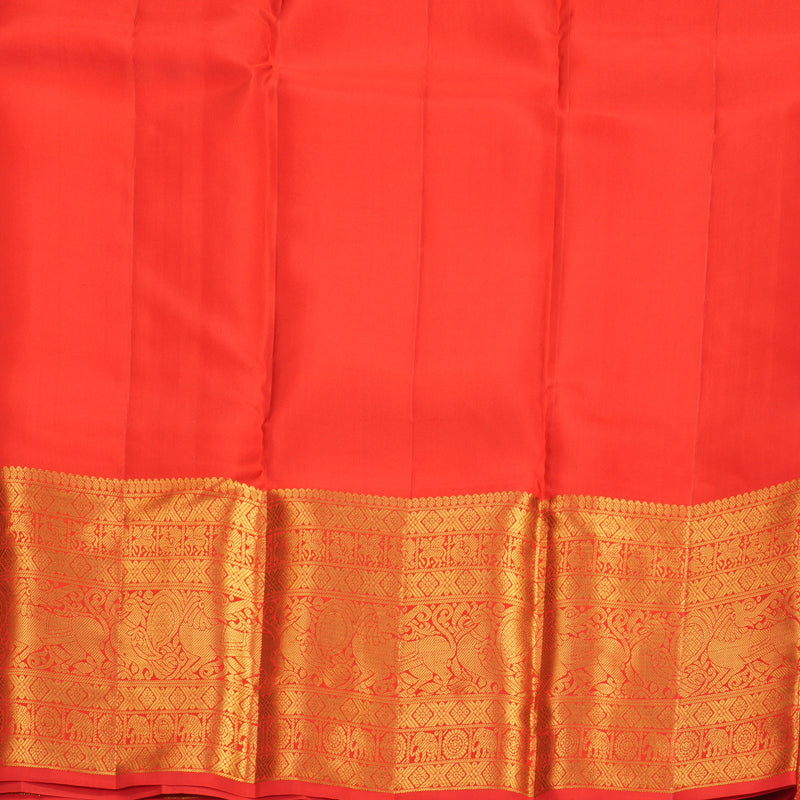 Hayagrivas Handloom Red Kanjivaram Silk Saree KBF827H2-4