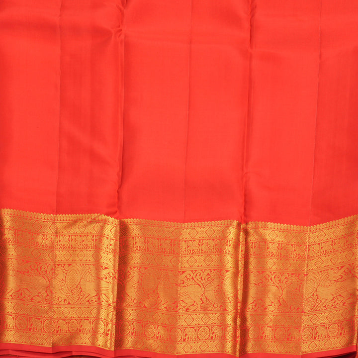 Hayagrivas Handloom Red Kanjivaram Silk Saree KBF827H2-4