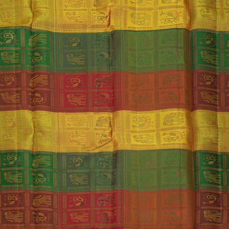Hayagrivas Handloom Purple Kanjivaram Silk Saree KBF832H8-1