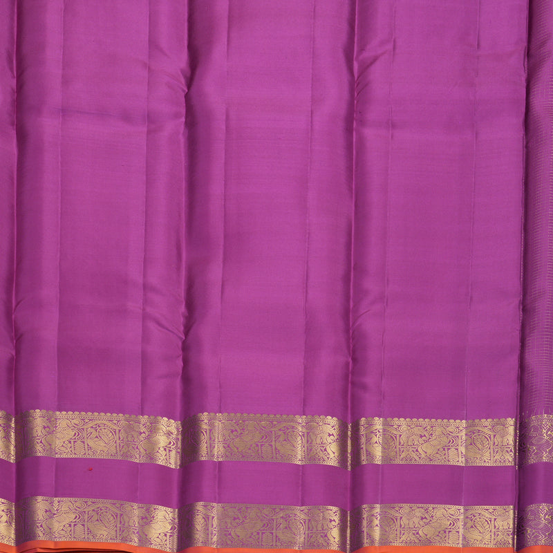 Hayagrivas Handloom Vadamalli Purple Kanjivaram Silk Saree KBF834H1-21