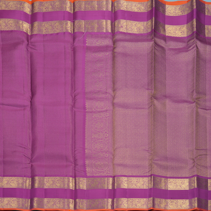 Hayagrivas Handloom Vadamalli Purple Kanjivaram Silk Saree KBF834H1-21