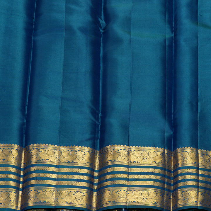 Hayagrivas Handloom Mayilkazhuthu Kanjivaram Silk Saree KBF834H1-23