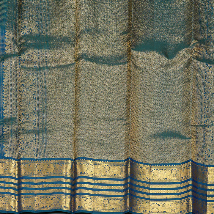 Hayagrivas Handloom Mayilkazhuthu Kanjivaram Silk Saree KBF834H1-23