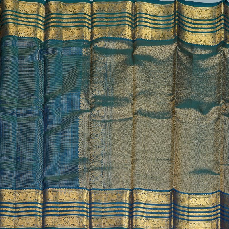 Hayagrivas Handloom Mayilkazhuthu Kanjivaram Silk Saree KBF834H1-23